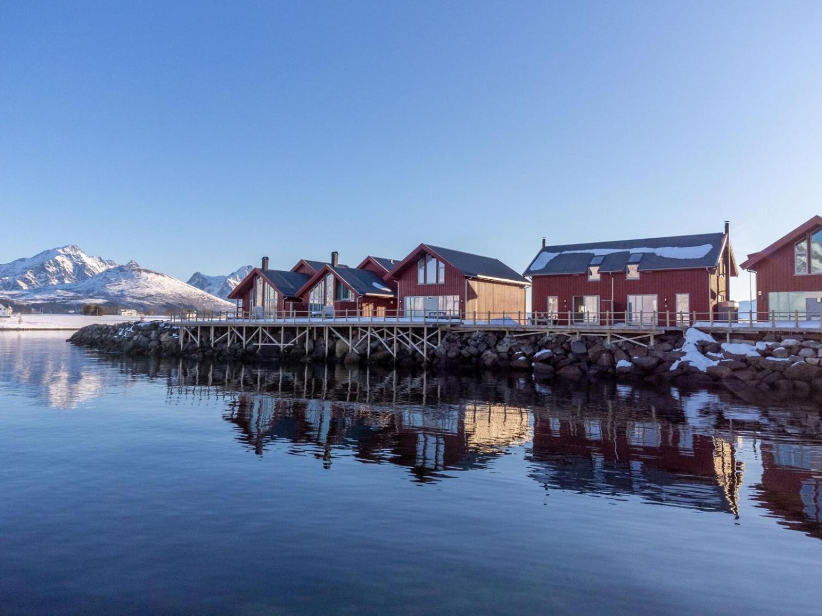 Nappstraumen Seafront Cabin, Lilleeid 68 Gravdal  Екстериор снимка