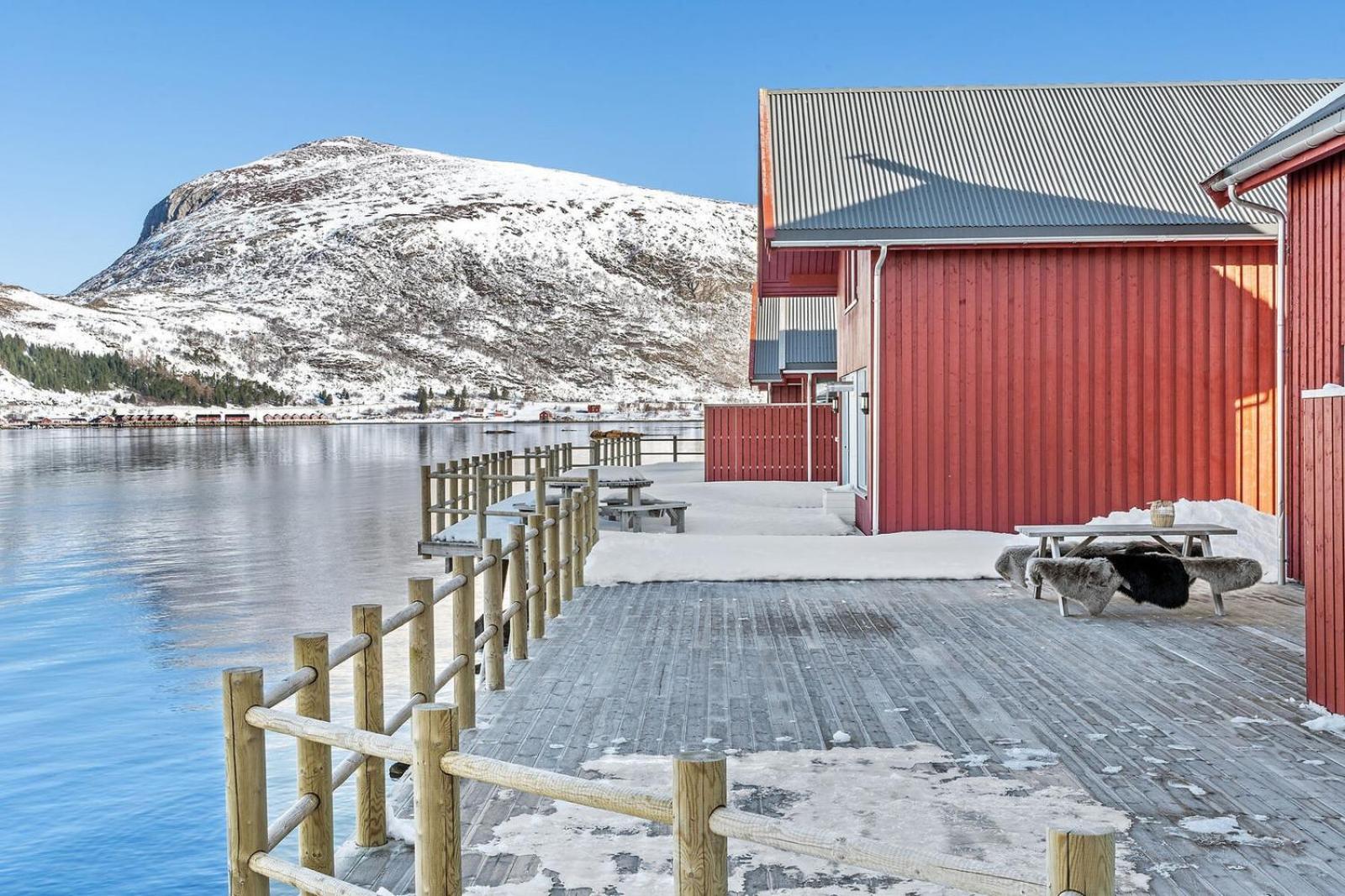 Nappstraumen Seafront Cabin, Lilleeid 68 Gravdal  Екстериор снимка