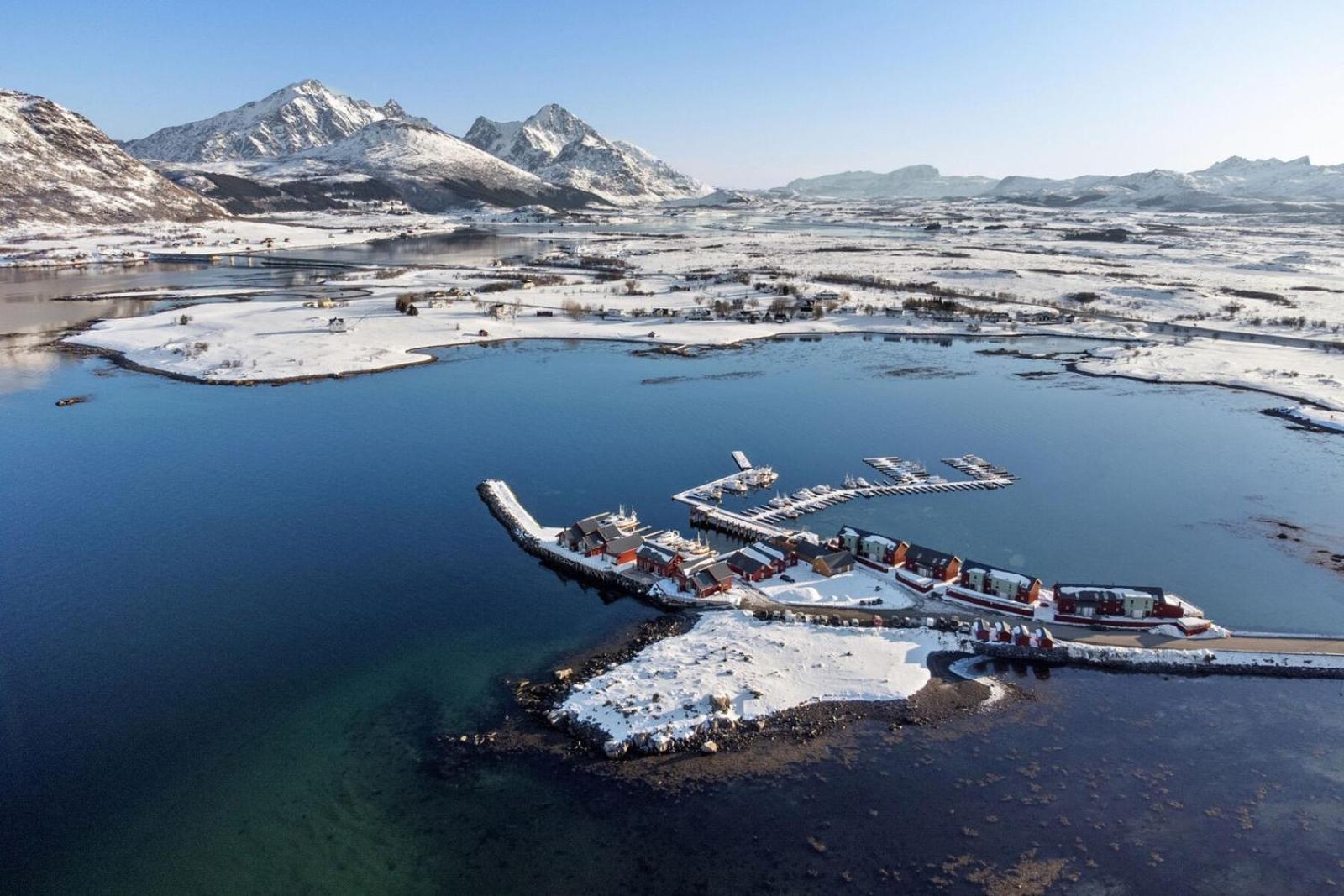 Nappstraumen Seafront Cabin, Lilleeid 68 Gravdal  Екстериор снимка