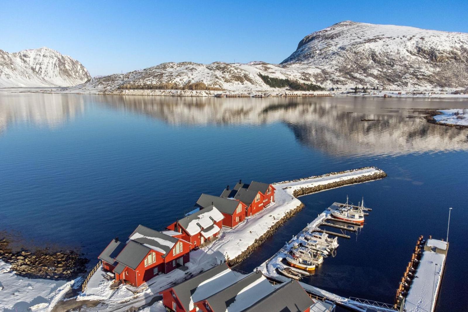 Nappstraumen Seafront Cabin, Lilleeid 68 Gravdal  Екстериор снимка