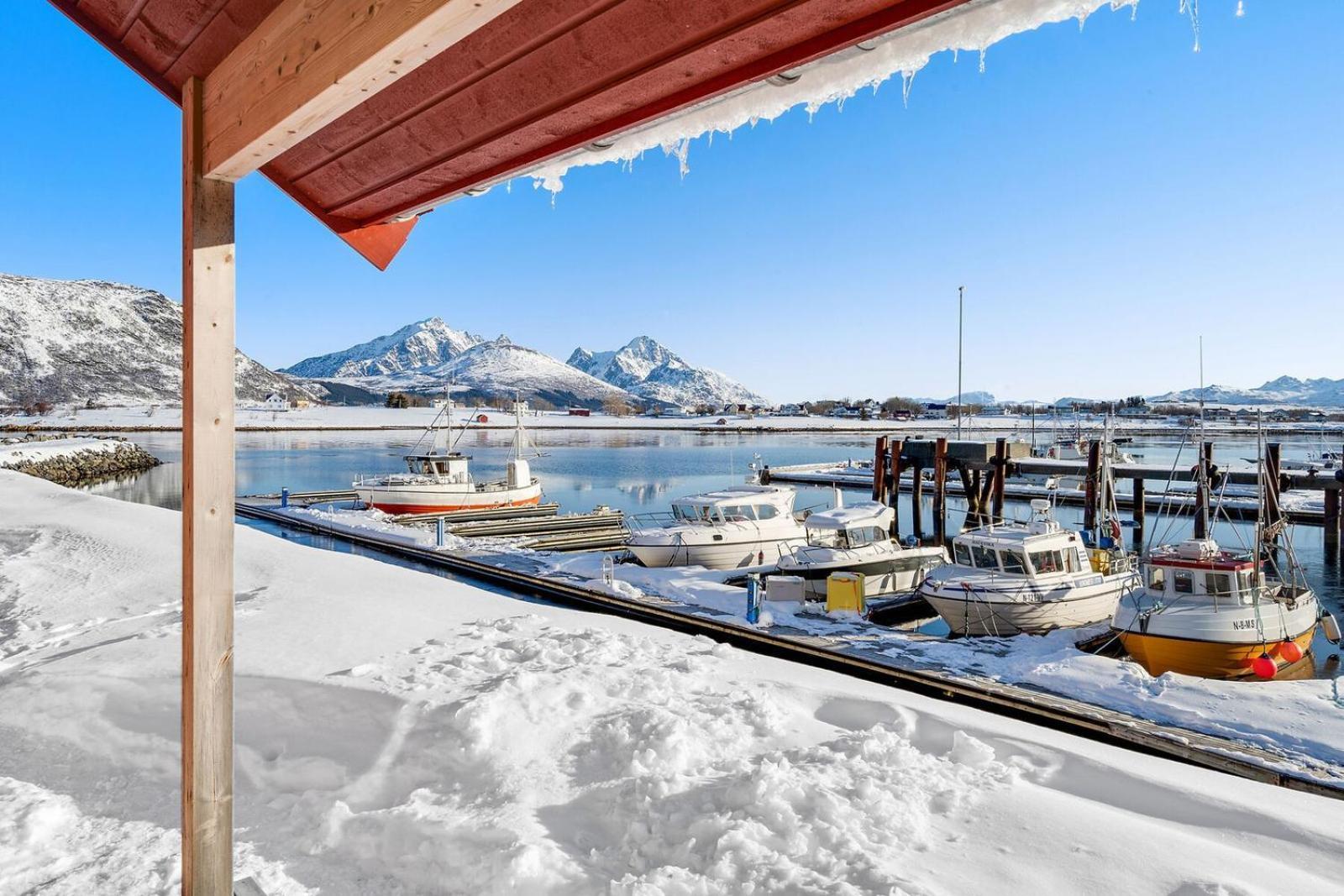 Nappstraumen Seafront Cabin, Lilleeid 68 Gravdal  Екстериор снимка