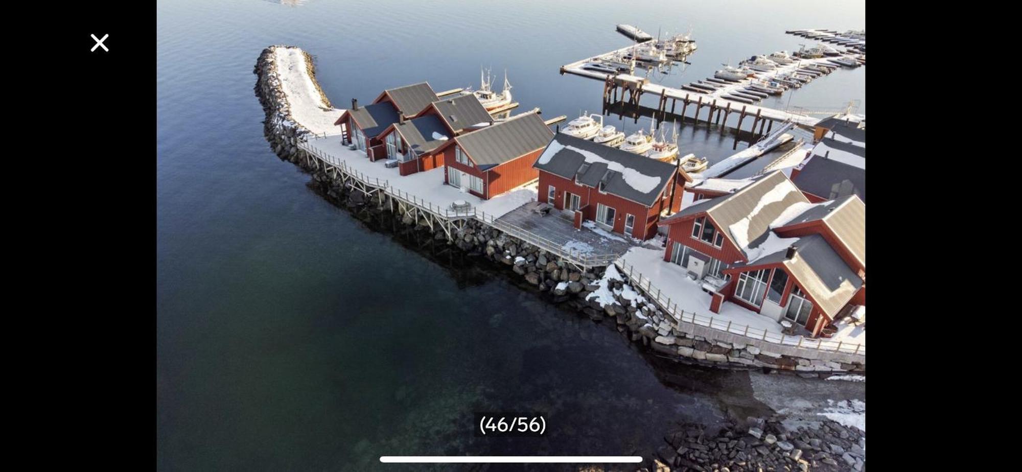 Nappstraumen Seafront Cabin, Lilleeid 68 Gravdal  Екстериор снимка